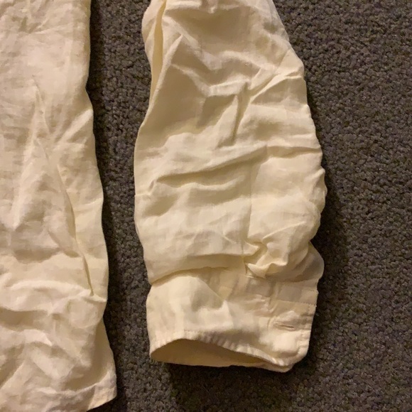 UNI GLO MEN’S LINEN DRESS SHIRT BNWOT - Picture 5 of 6